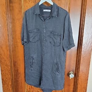 Men's Gray Casual Shirt